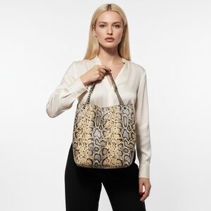 Shoulder Bag Snake Print Tote Bag Women